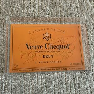 Veuve Clicquot acrylic tray